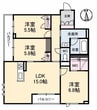 水島臨海鉄道水島本線/倉敷市駅 徒歩29分 2階 築4年 3LDKの間取り