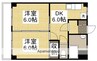 水島臨海鉄道水島本線/福井駅 徒歩7分 5階 築51年 2DKの間取り