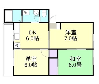 間取図 高越マンション