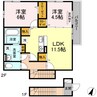 山陽本線（中国）/倉敷駅 徒歩11分 2階 築6年 2LDKの間取り