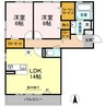 水島臨海鉄道水島本線/浦田駅 徒歩34分 3階 築7年 2LDKの間取り