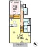 宇野線<宇野みなと線>/早島駅 徒歩21分 2階 築4年 1LDKの間取り