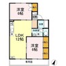 山陽本線（中国）/倉敷駅 徒歩29分 1階 築32年 2LDKの間取り