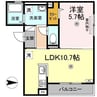 山陽本線（中国）/倉敷駅 徒歩7分 3階 築4年 1LDKの間取り