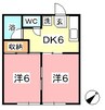 山陽本線（中国）/倉敷駅 徒歩59分 1階 築39年 2DKの間取り
