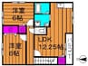 瀬戸大橋線/児島駅 徒歩34分 2階 築21年 2LDKの間取り