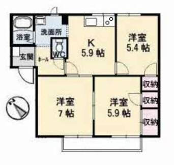 間取図 エトワール　Ａ棟