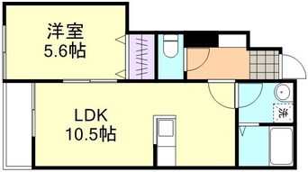 間取図 水島臨海鉄道水島本線/弥生駅 徒歩14分 1階 築2年