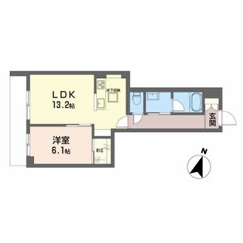間取図 山陽本線（中国）/倉敷駅 徒歩13分 1階 築2年