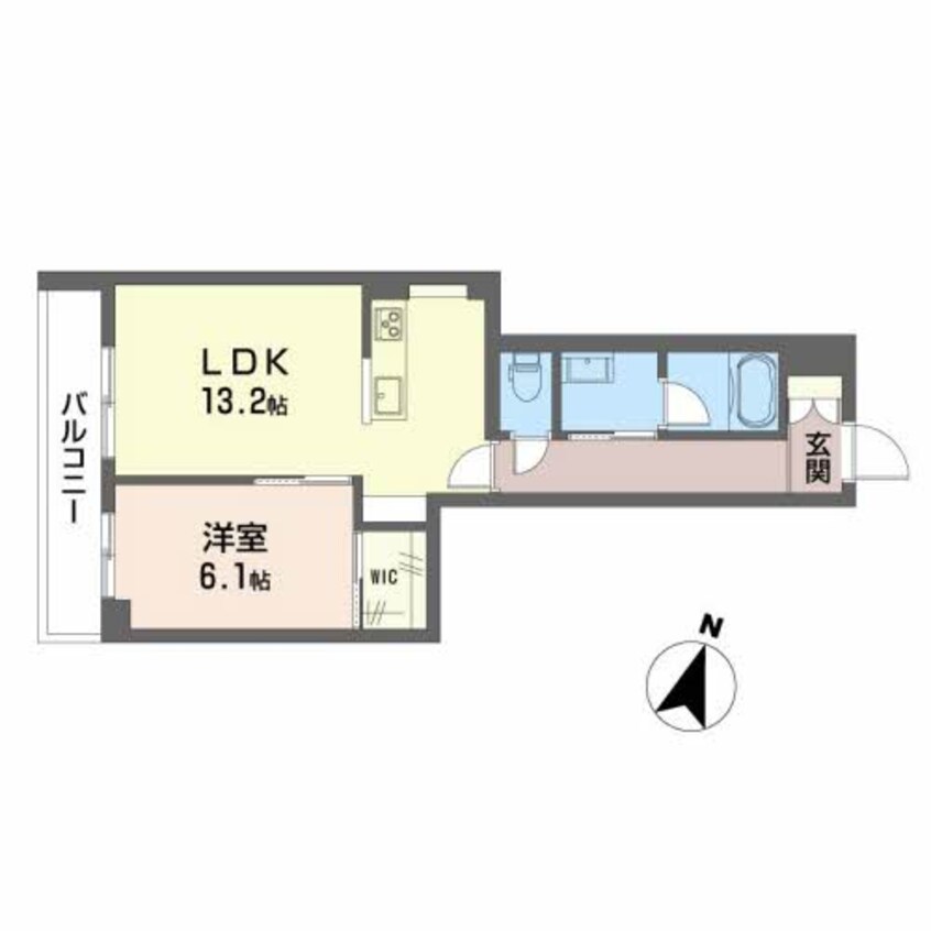間取図 山陽本線（中国）/倉敷駅 徒歩13分 3階 築2年