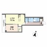 山陽本線（中国）/倉敷駅 徒歩13分 3階 築浅 1LDKの間取り
