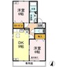 水島臨海鉄道水島本線/弥生駅 徒歩24分 1階 築20年 2DKの間取り