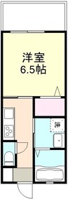 山陽本線（中国）/新倉敷駅 徒歩52分 1階 築18年 1Kの間取り