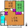 水島臨海鉄道水島本線/球場前駅 徒歩12分 1階 築33年 2LDKの間取り