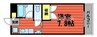 水島臨海鉄道水島本線/倉敷市駅 徒歩6分 3階 築28年 1Kの間取り