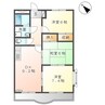 瀬戸大橋線/茶屋町駅 徒歩4分 2階 築26年 3DKの間取り
