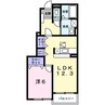 ラッフィナート 1LDKの間取り