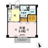 瀬戸大橋線/茶屋町駅 徒歩4分 2階 築20年 1Kの間取り