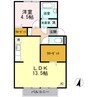 水島臨海鉄道水島本線/西富井駅 徒歩10分 2階 築40年 1LDKの間取り