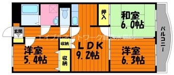 間取図 井原鉄道井原線/総社駅 徒歩16分 2階 築19年