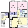 山陽本線（中国）/西阿知駅 徒歩7分 2階 築18年 2LDKの間取り