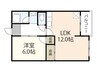 水島臨海鉄道水島本線/福井駅 徒歩11分 2階 築39年 1LDKの間取り