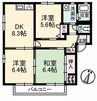 山陽本線（中国）/倉敷駅 徒歩21分 2階 築25年 3DKの間取り