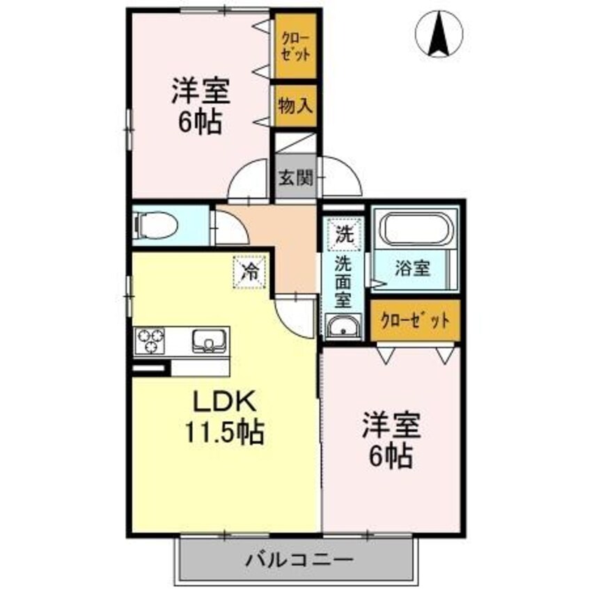 間取図 アセーボⅡ