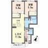 水島臨海鉄道水島本線/栄駅 徒歩18分 1階 1年未満 2LDKの間取り