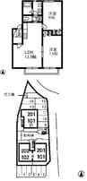 山陽本線（中国）/倉敷駅 徒歩23分 2階 築23年 2LDKの間取り
