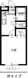 山陽本線（中国）/新倉敷駅 徒歩18分 1階 築29年 1Kの間取り
