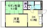 山陽本線（中国）/倉敷駅 徒歩24分 1階 築31年 2Kの間取り