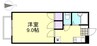 水島臨海鉄道水島本線/常盤駅 徒歩9分 2階 築34年 1Kの間取り