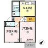 水島臨海鉄道水島本線/西富井駅 徒歩12分 2階 築40年 2Kの間取り