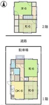 水島臨海鉄道水島本線/倉敷市駅 徒歩18分 1階 築46年 4DKの間取り