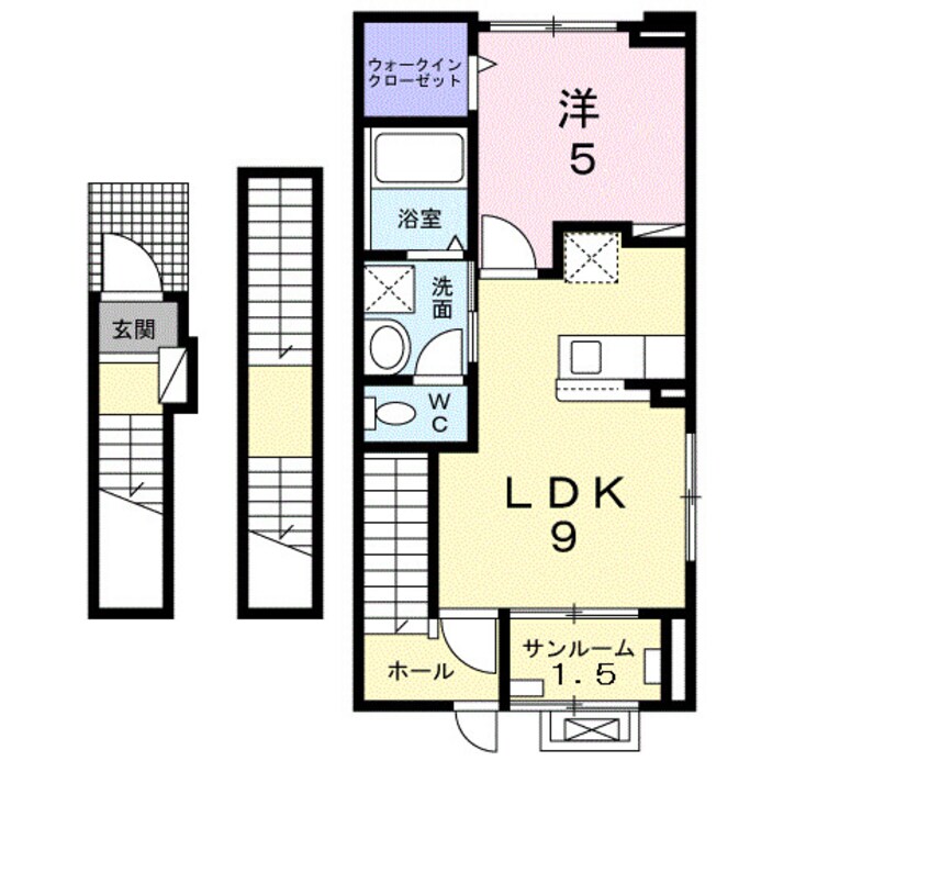 間取図 ディリジェント　エイト