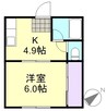 宇野線<宇野みなと線>/早島駅 徒歩26分 1階 築35年 1Kの間取り