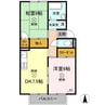 宇野線<宇野みなと線>/早島駅 徒歩12分 2階 築38年 2DKの間取り