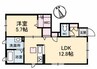 ウェルフェア 1LDKの間取り