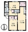 水島臨海鉄道水島本線/球場前駅 徒歩4分 1階 築22年 2LDKの間取り