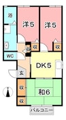 宇野線<宇野みなと線>/早島駅 徒歩17分 1階 築27年 3DKの間取り