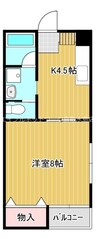 水島臨海鉄道水島本線/弥生駅 徒歩26分 1階 築20年 1DKの間取り