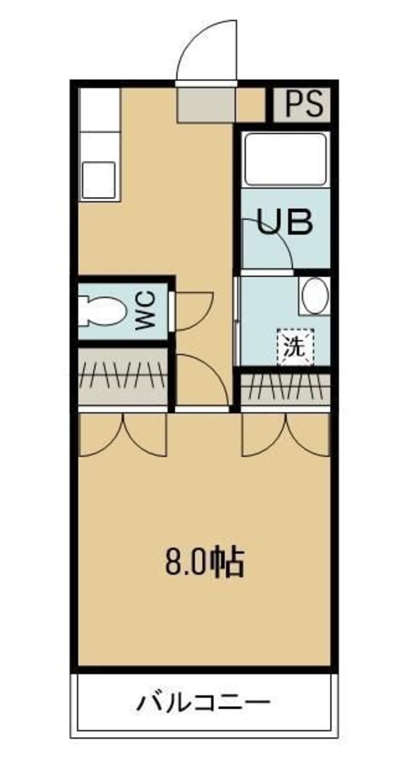間取図 山陽本線（中国）/中庄駅 徒歩29分 2階 築37年