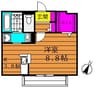 瀬戸大橋線/児島駅 徒歩11分 2階 築9年 1Kの間取り