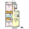 水島臨海鉄道水島本線/弥生駅 徒歩20分 1階 築浅 2LDKの間取り