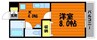山陽本線（中国）/中庄駅 徒歩15分 3階 築22年 1Kの間取り