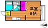 山陽本線（中国）/鴨方駅 徒歩5分 2階 築30年 1Kの間取り