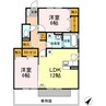水島臨海鉄道水島本線/弥生駅 徒歩12分 1階 築15年 2LDKの間取り