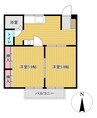 山陽本線（中国）/金光駅 徒歩19分 1階 築31年 2DKの間取り