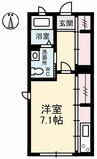 山陽本線（中国）/倉敷駅 徒歩20分 1階 築20年 1Rの間取り